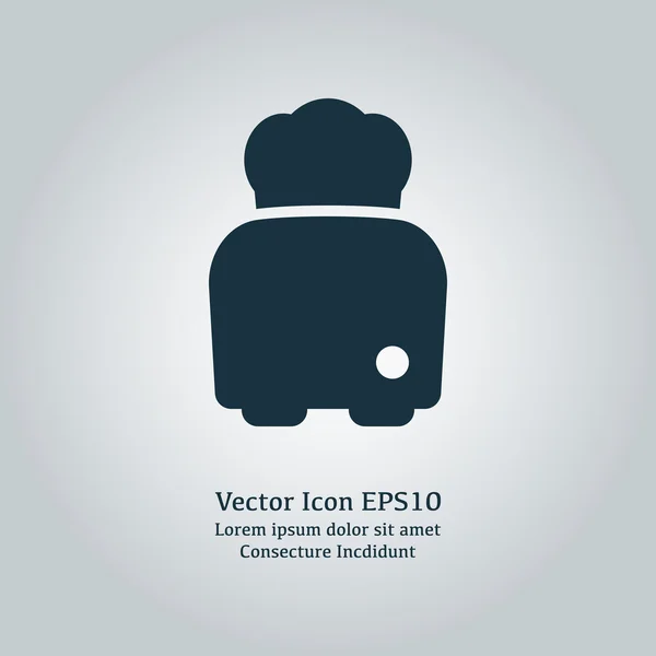 Векторная иллюстрация значка тостера — стоковый вектор