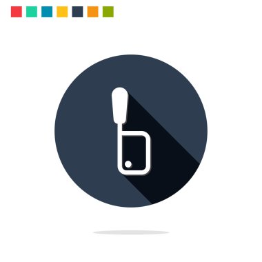 Et cleaver simge vektör çizim