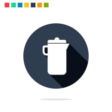 Sürahi simge vektör çizim