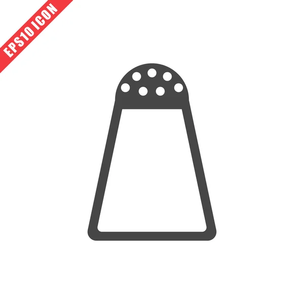 Vector illustration of salt cellar icon — Stock Vector