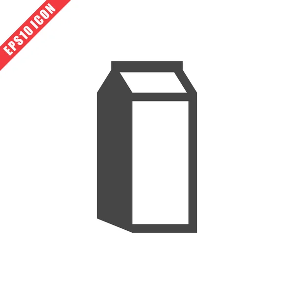 Vector ilustración del icono de la leche — Vector de stock