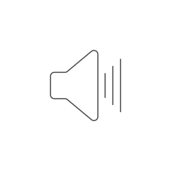 Vektorová ilustrace ikony hlasitosti — Stockový vektor