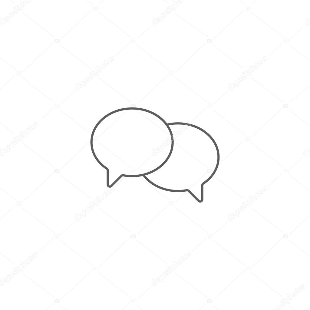 Vector illustration of chat icon