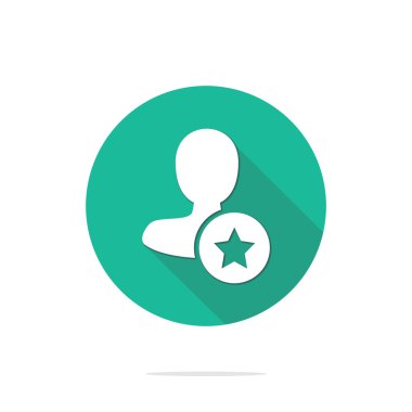 Düz erkek kullanıcı simgesi