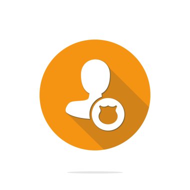 Düz erkek kullanıcı simgesi