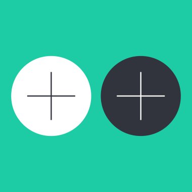 İnce çizgi artı simgesi