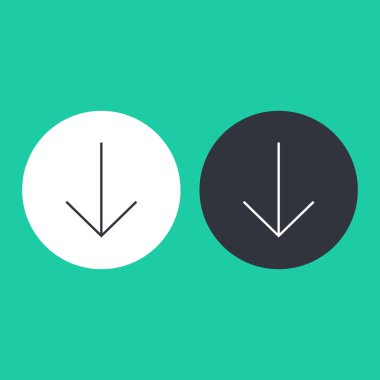 İnce çizgi ok simgesi