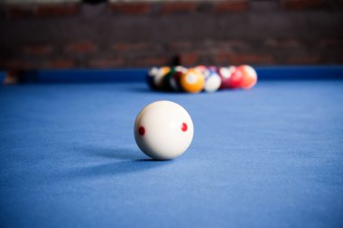 Bilardo topları / A Vintage tarzı fotoğraf--dan bir bilardo topları 