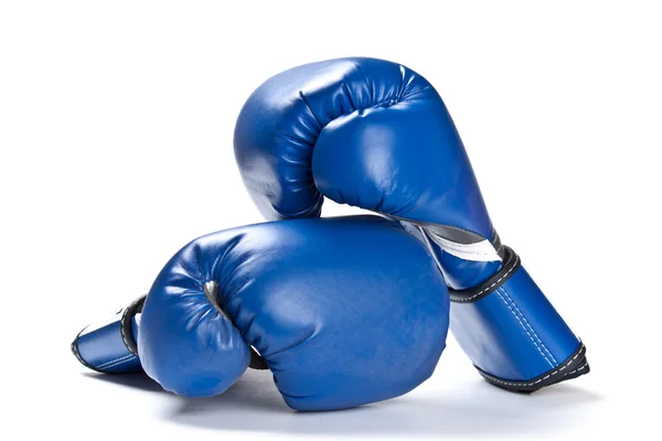 Boxing gloves isolated on white — Stock Photo, Image