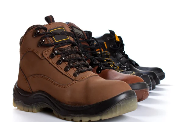 Beyaz izole iş Boots