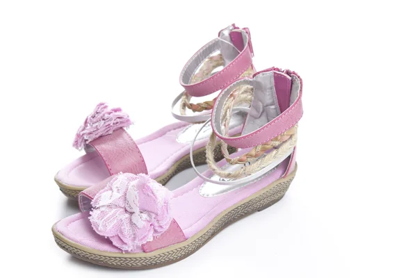 Zapatos de niña de cuero — Foto de Stock