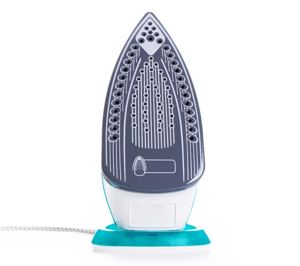 Buhar demiri beyaz arkaplanda izole edildi