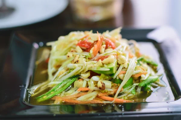 Som Tum Thai papaya salad — Stock Photo, Image