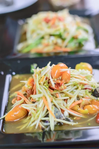 Som Tum Thai papaya salad — Stock Photo, Image