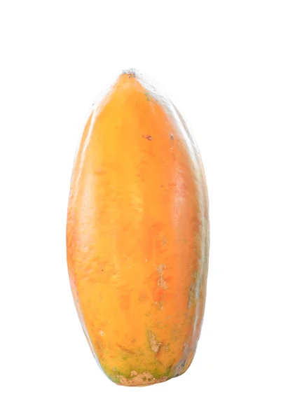 Papaya sobre fondo blanco — Foto de Stock