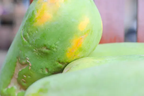 Papaya verde — Foto de Stock