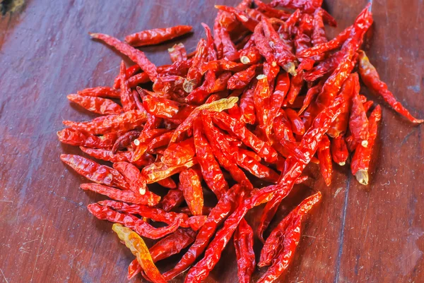 Den torkade chili (chili, chili, mat) — Stockfoto