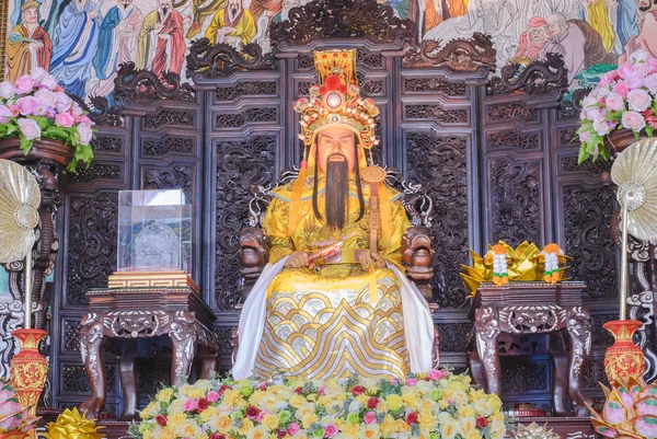 Buddha-Statue Kaiser Jade Pagode, Phitsanuloke, Thailand — Stockfoto