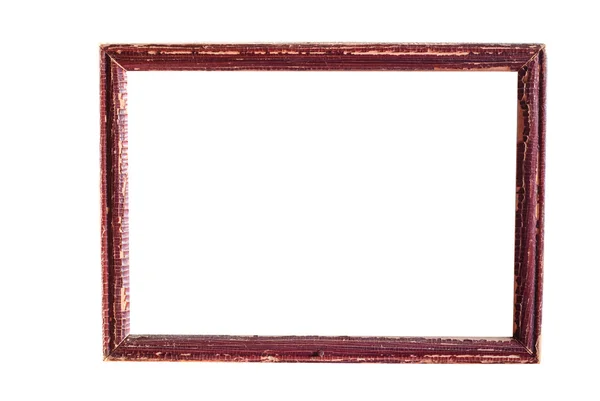 Old wooden picture frame — Stock Photo, Image