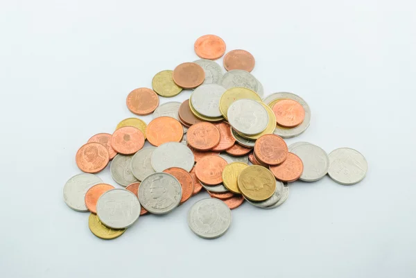 Monedas tailandesas — Foto de Stock