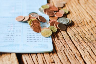 Tayland para banyosu ve tasarruf hesabı hesap cüzdanı