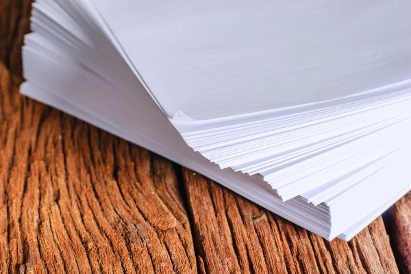 Stack of a4 size white paper sheet — Stock Photo, Image