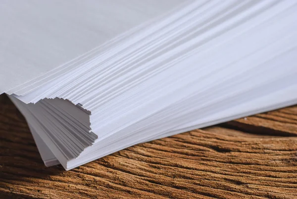 Stack of a4 size white paper sheet — Stock Photo, Image