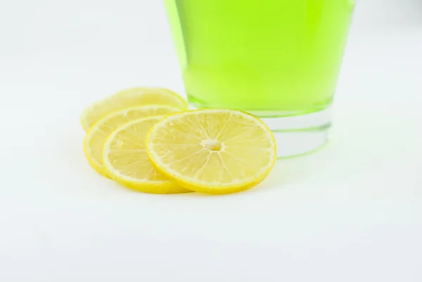 Fresh lemon and lemon drink — Stock Photo, Image
