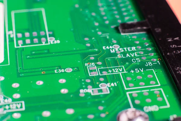Hlavní deska Micro elektroniky — Stock fotografie
