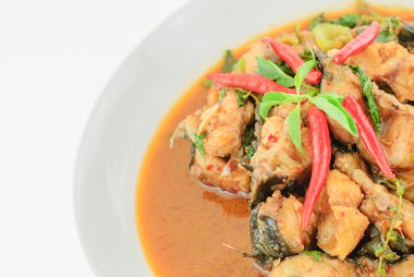 Baharatlı kızarmış heyecan yayın balığı