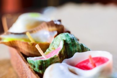 mum el yapımı kabukları