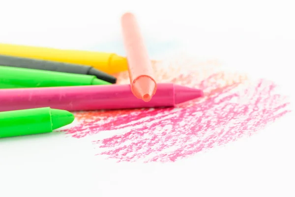 Colores de crayón — Foto de Stock