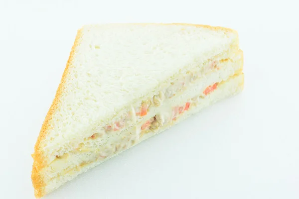 Frisches Sandwich isoliert — Stockfoto
