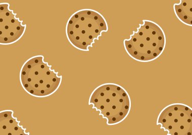 Tatlı ve tatlı çikolatalı pasta deseni