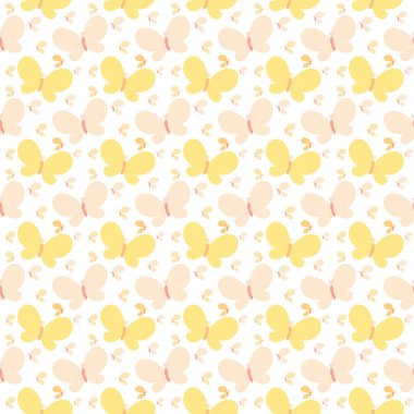 Parlak renkli, kusursuz bir kelebek deseni.