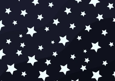 bright star sprinkle background in the dark night sky
