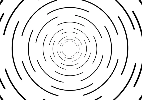 Abstracte Achtergrond Met Lijnen Die Een Cirkel Vormen Eenvoudig Modern — Stockvector