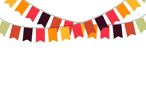 Hintergrund Mit Geburtstagsthema Mit Buntem Bannerdesign — Stockvektor