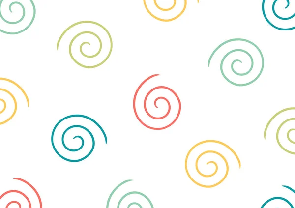 Fondo Abstracto Colorido Con Diseño Espiral Con Diseño Simple Moderno — Archivo Imágenes Vectoriales