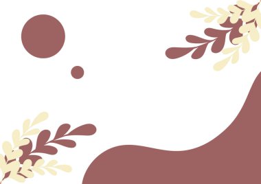 Açık kahverengi ve koyu kahverengi renklerin güzel bir karışımıyla doğal temalı basit bir arkaplan.