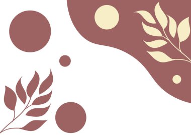 Açık kahverengi ve koyu kahverengi renklerin güzel bir karışımıyla doğal temalı basit bir arkaplan.