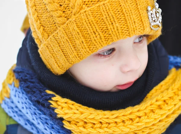 Boy in winter Royalty Free Stock Images
