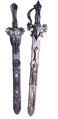 Antik süslü kılıç