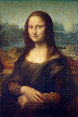 Portrait of Mona Lisa painted by Leonardo da Vinci between 1503 and 1506. clipart