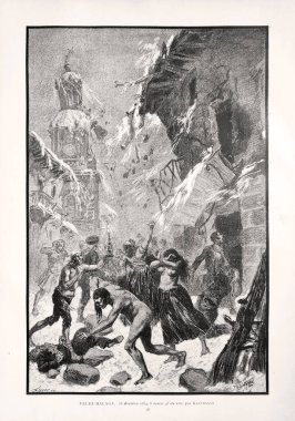 Velez-Malaga depreminin resmi 25 Aralık 1884 'te Kaufmaann tarafından Ocak 1885' te Paris Illustre dergisinde yayınlandı.