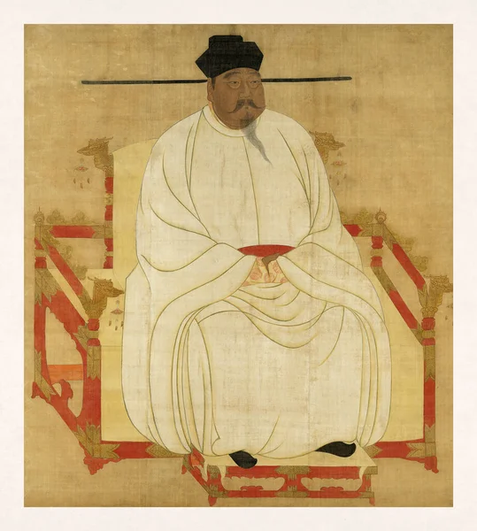 Portrait of Song Taizu, the first emperor of the Song dynasty made by an unknown artist made between 960 and 1279.
