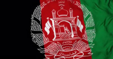 Taliban bayrağının 3 boyutlu tam kare animasyonu.