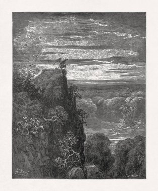 Gustave Dore 'un, John Milton' un efsanevi 