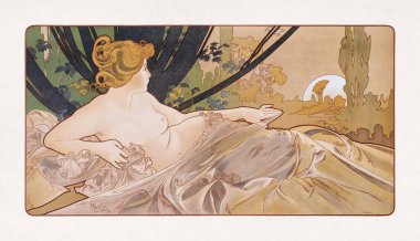 Alphonse Mucha 'nın 1899' da yarattığı 