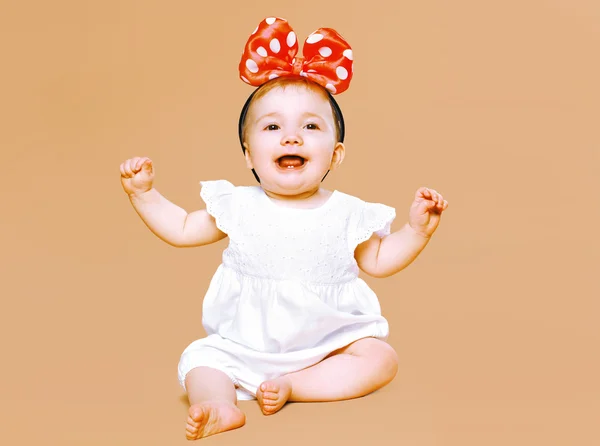 Positive charming little child having fun — Stock Photo, Image